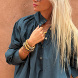 VICTORIA - Bleu Emeraude