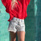 Chemise Lullaby- Rouge corail