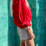Chemise Lullaby- Rouge corail