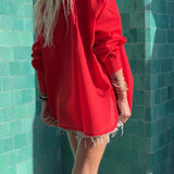 Tunique Zoé- Rouge corail