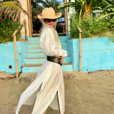 Robe Chemise - BELINDA White