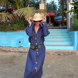 Robe BELINDA-Navy Blue