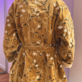 Veste velour beige