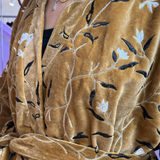 Veste velour beige