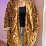 Veste velour beige